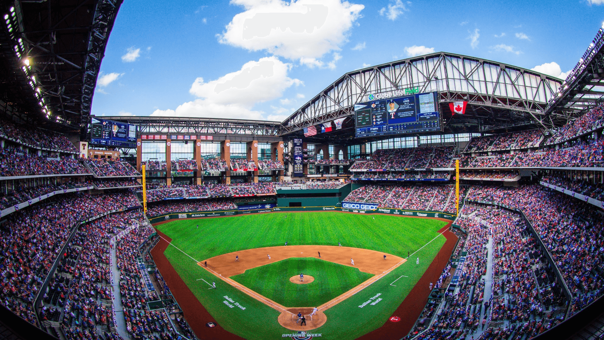 Globe Life Field with Home Run Dugout Licensed Bays