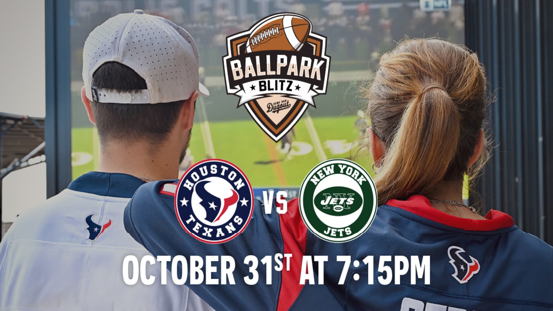 Ballpark Blitz – Texans vs Jets Watch Party